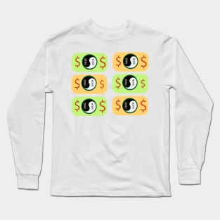 money = poor vs rich ,story of life Long Sleeve T-Shirt